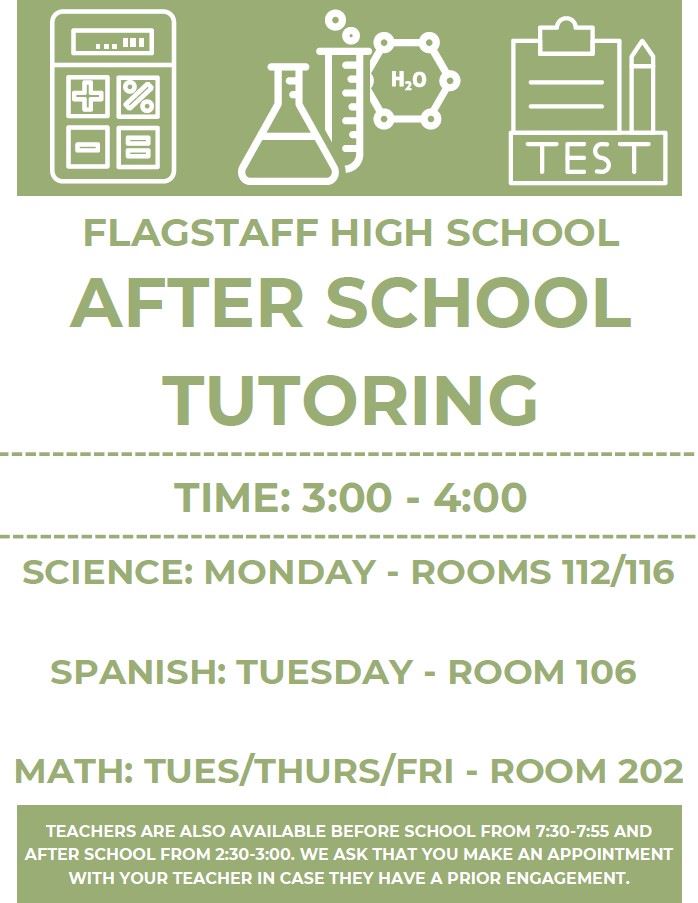 FHS Afterschool Tutoring